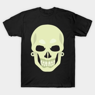 Halloween Skeleton Face Mask T-Shirt